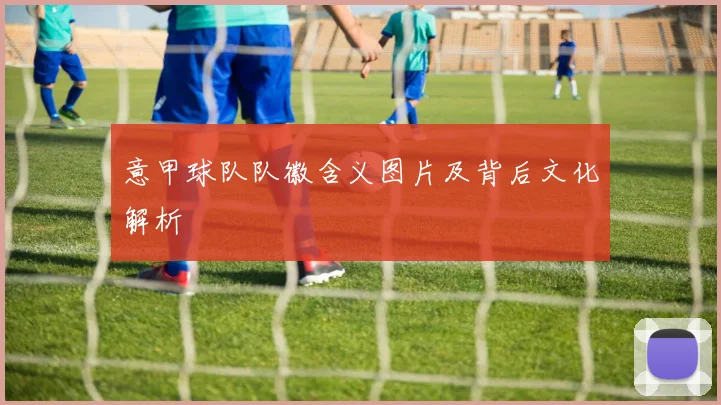 意甲球队队徽含义图片及背后文化解析